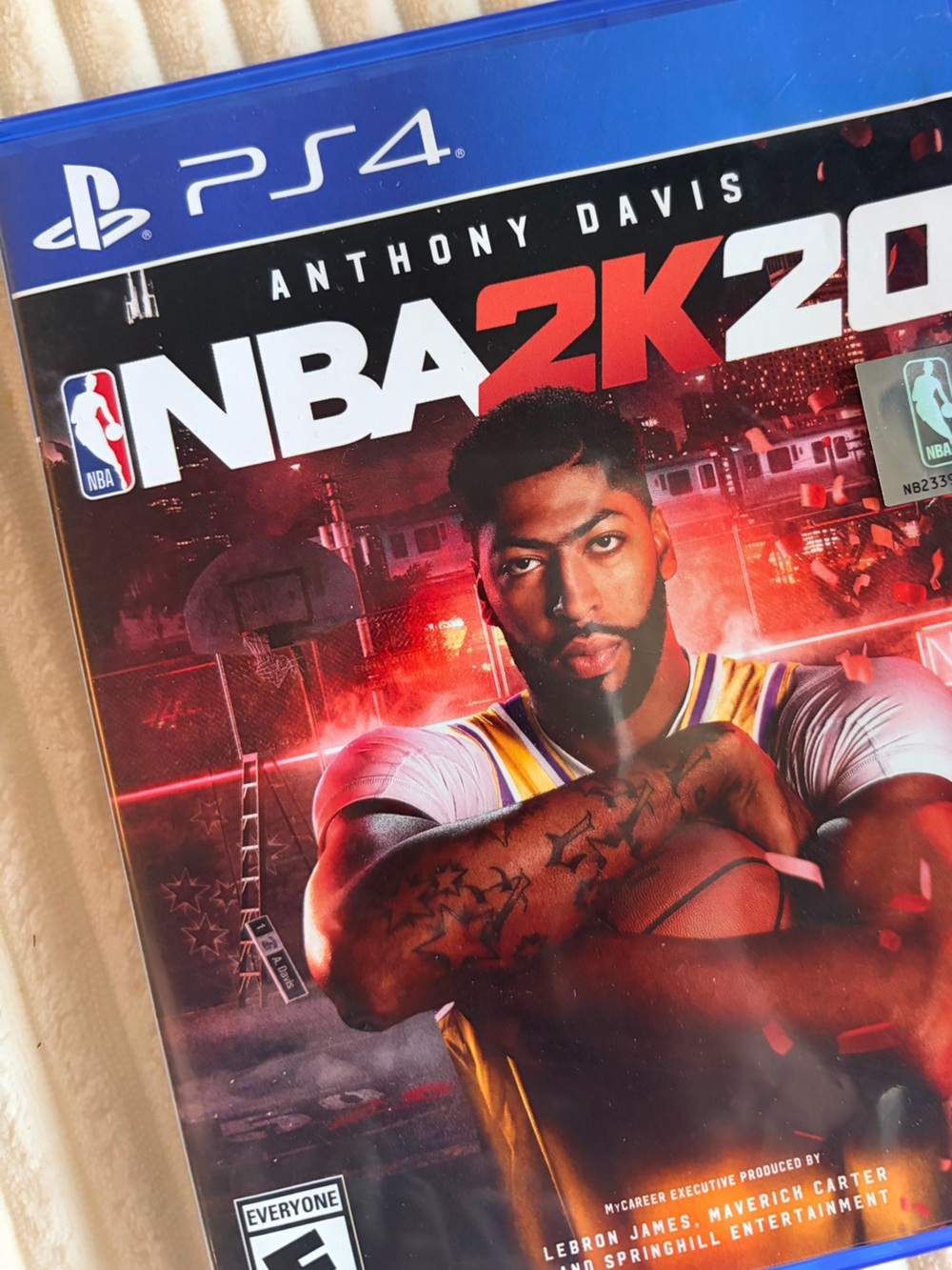 NBA 2K20 (PS4) Video Game - Red & Black Cover